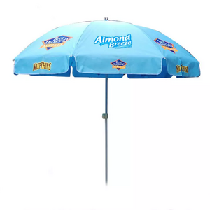 2M High Quality Advertising Custom Design Outdoor Beach Umbrella with Logo Print