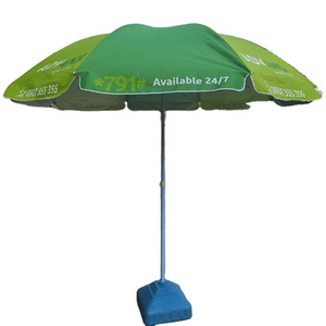 Beach Umbrella with UV Protection with logo printing