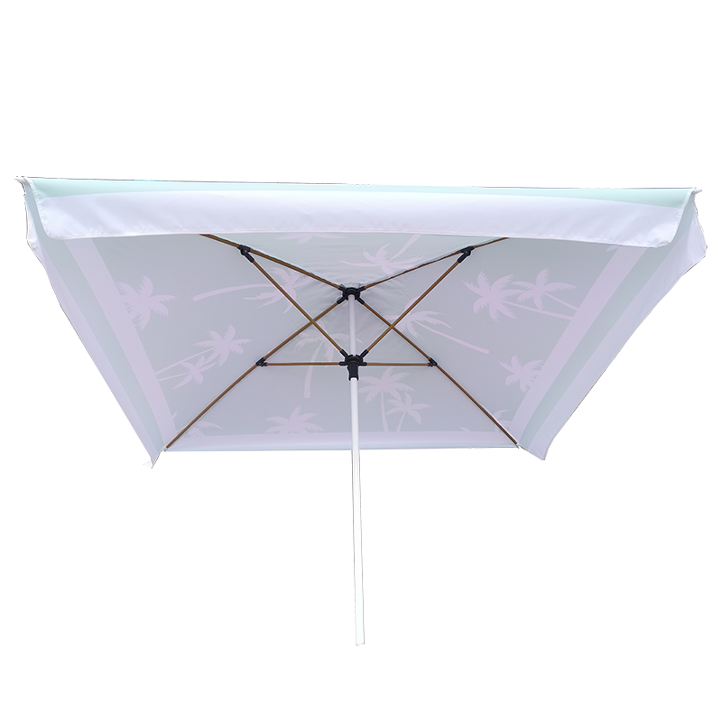 Custom Printing  6ft Outdoor Portable Beach Cabana Tents Windproof Square Sun Shelter Cool Cabana Beach Umbrella