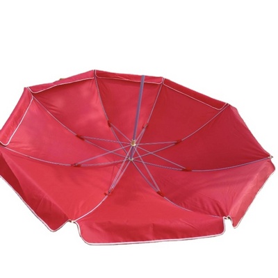 Tuoye Promotional Outdoor Heavy Duty High Wind 8 Foot Windproof Beach Umbrella With Sand Anchor