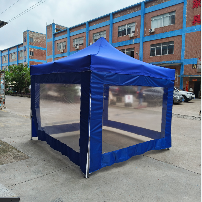 Tuoye mesh cloth  Heavy Duty Pour Backyard 6X4 Pop Up Display Easy Gazebo Food Tent White Canopy For Mariage Field Event Outdoor