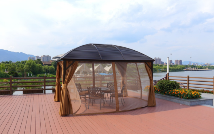 Outdoor 3*3M 3*4m waterproof gazebo covers sunshade roof gazebo