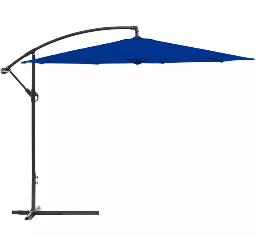 Tuoye Garden Sunshade Cantilever Led Umbrella Outdoor Solar Led Lighting Parasol Patio Umbrellas