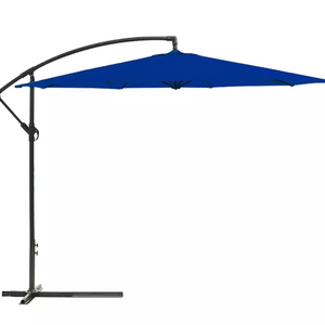 Tuoye Garden Sunshade Cantilever Led Umbrella Outdoor Solar Led Lighting Parasol Patio Umbrellas