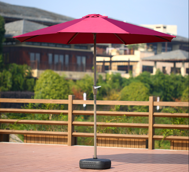 2.7M Milan garden umbrella outdoor table set with umbrella