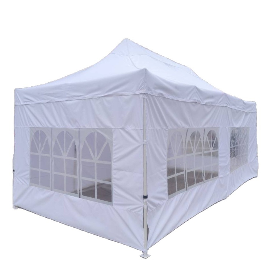 Tuoye Custom 3x3 3x6 6x6 Outdoor Promotional 10x20 20x20 Oxford Cloth  Pop Up Outdoor Advertising Trade Shows Canopy Tent