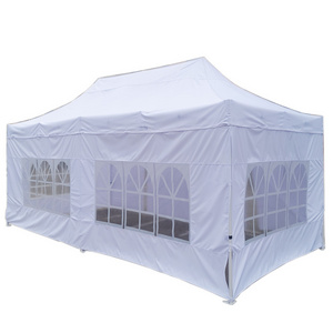 Canopy Tent for Outside, 10' x 20' Outdoor Party Wedding Canopy with Sidewalls, BBQ Shelter Canopy for Catering Garden Beach Cam