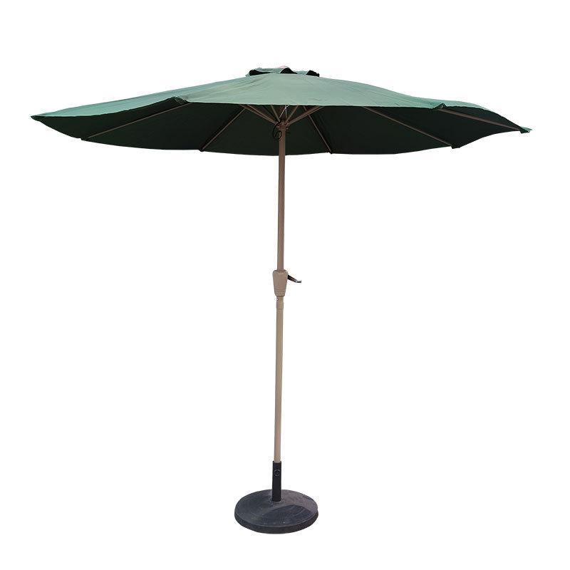 Tuoye Top Green Patio Furniture 9 Ft Garden Umbrella Steel Beach Umbrella Outdoor  Waterproof Polyester  Steel Patio Umbrellas