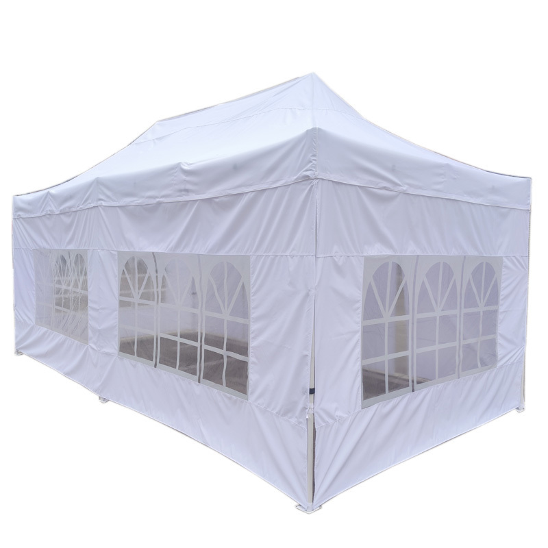 Canopy Tent for Outside, 10' x 20' Outdoor Party Wedding Canopy with Sidewalls, BBQ Shelter Canopy for Catering Garden Beach Cam