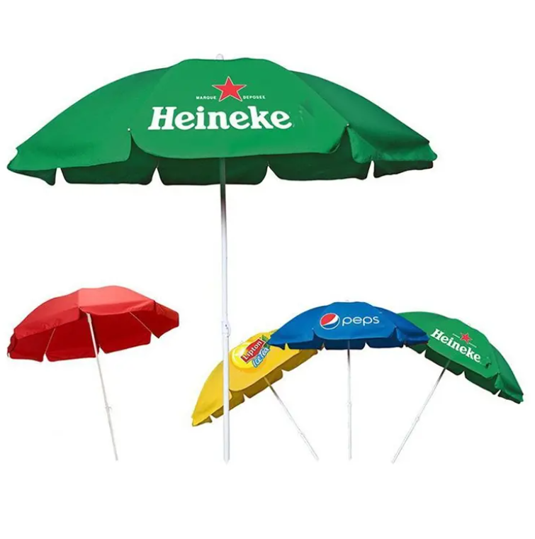 TUOYE  professional custom LOGO outdoor parasol advertising beach umbrella