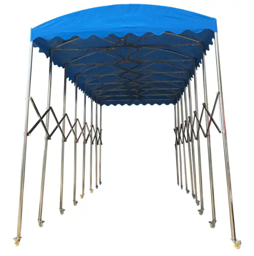 Ty Sunshade for highway concrete curing push and pull sliding tent against wind and snow