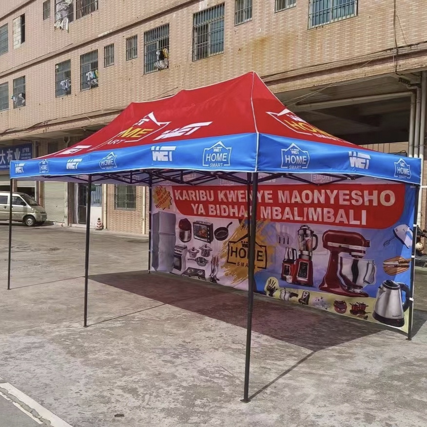 Tuoye Custom 3x3 3x6 6x6 Outdoor Promotional 10x20 20x20 Oxford Cloth  Pop Up Outdoor Advertising Trade Shows Canopy Tent