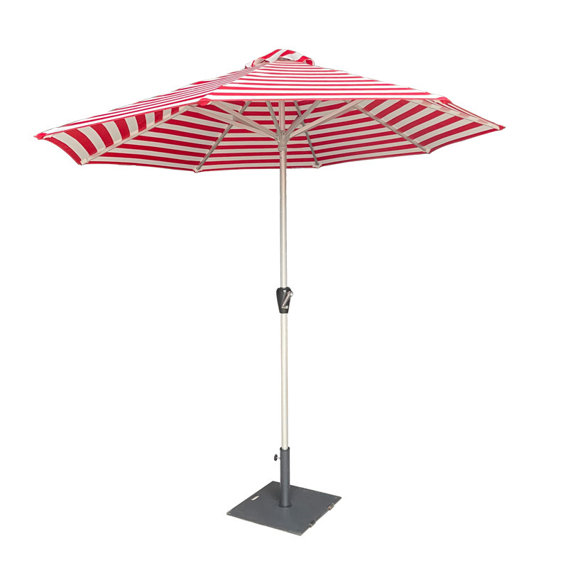 Custom Design Printing 270cm Outdoor Sun Beach Umbrella For Garden Shop Advertisement