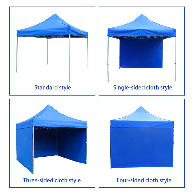 Tuoye High Quality 3x3 tent Custom Painting Ez Up Canopy Outdoor Folding Pop Tent Marked Hexagonal Aluminium Tube Frame Pop Tent