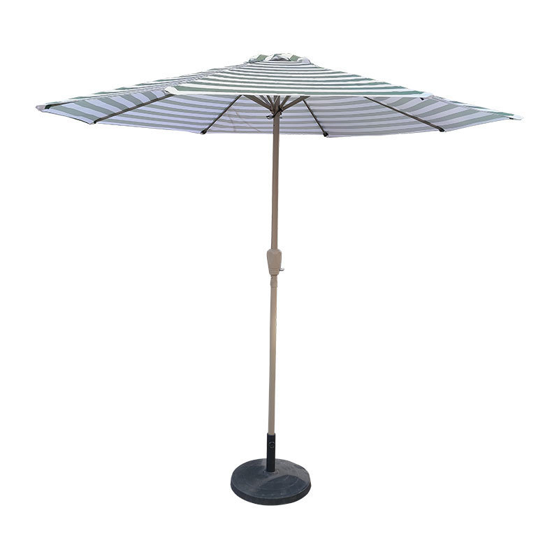 Tuoye Top Green Patio Furniture 9 Ft Garden Umbrella Steel Beach Umbrella Outdoor  Waterproof Polyester  Steel Patio Umbrellas