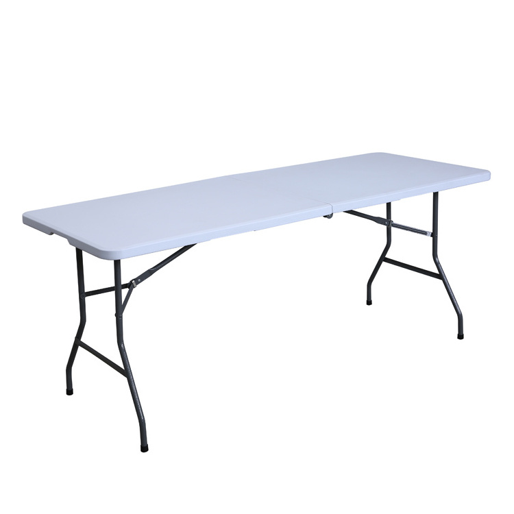 Tuoye Folding Long Table Plastic Folding Simple Training Conference Table Household Folding Dining Table