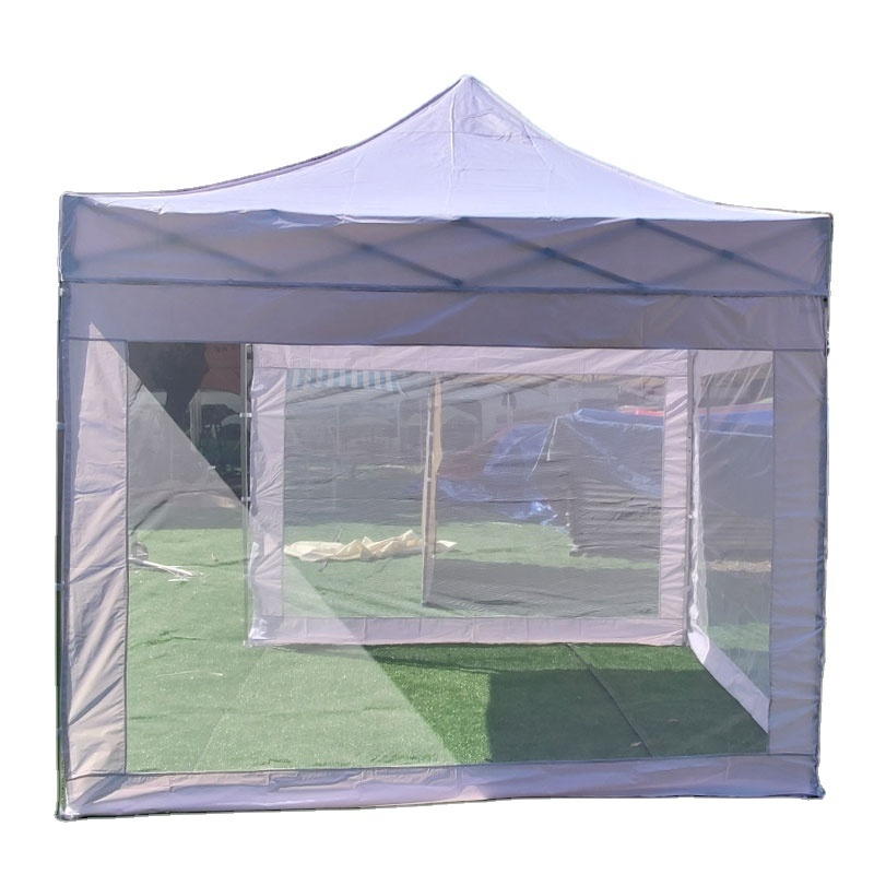 Outdoor Pop Up Canopy with Mesh Mosquito Netting Wall