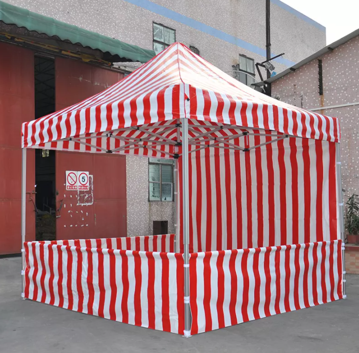 Instant Carnival Outdoor Canopy Pop Up Tent with Side Walls