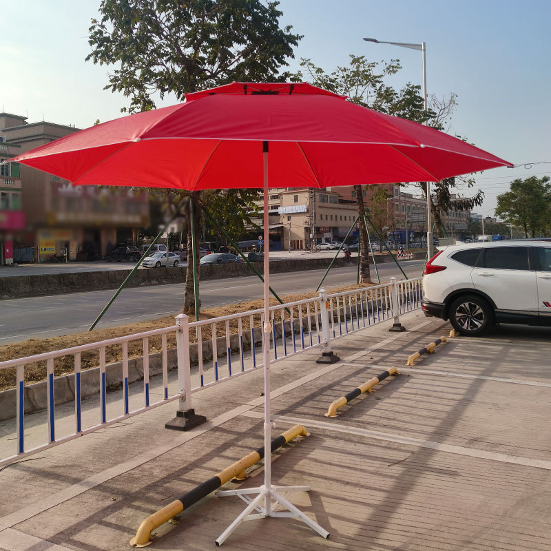 Large Size Custom Logo Print Beach Umbrella For Advertising Beach Umbrellas