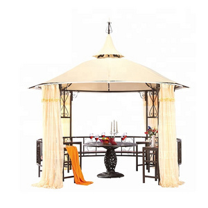 TUOYE 2024 Made in china iron and curtain gazebo outdoor