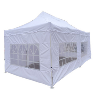 10' x 20' Outdoor Canopy Tent EZ Pop Up Backyard Canopy Shelter Tent Gazebo with Removable Sidewalls