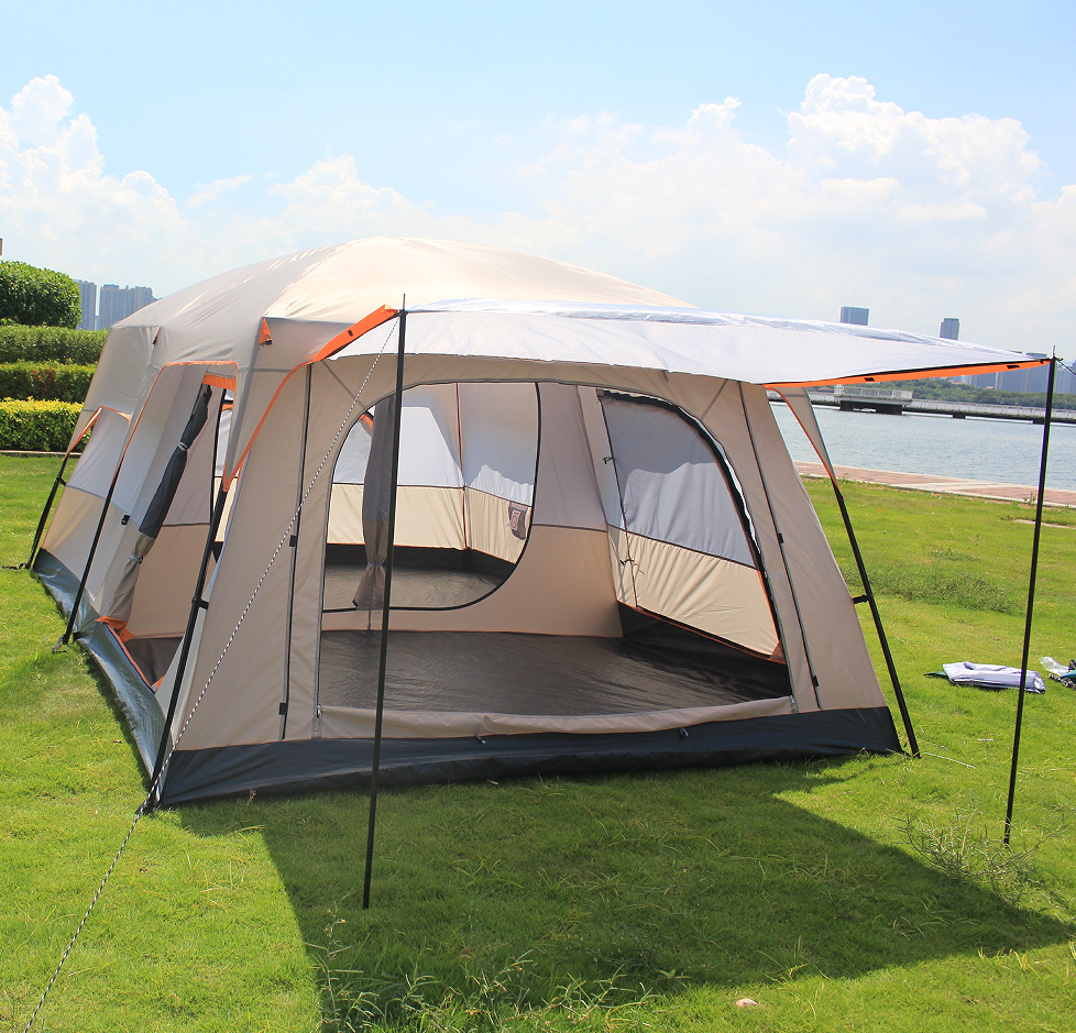 Customized European 5 8 persons Large Luxury Family Tent 12 Person Family Cabin Tents for Camping Outdoor