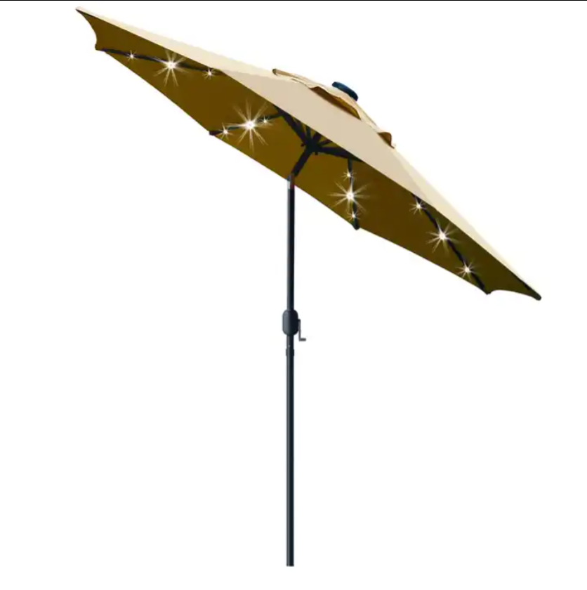 Ty 51.5 inchesx8k wooden pole outdoor umbrella ,cantilever mechanism patio umbrella,garden umbrella