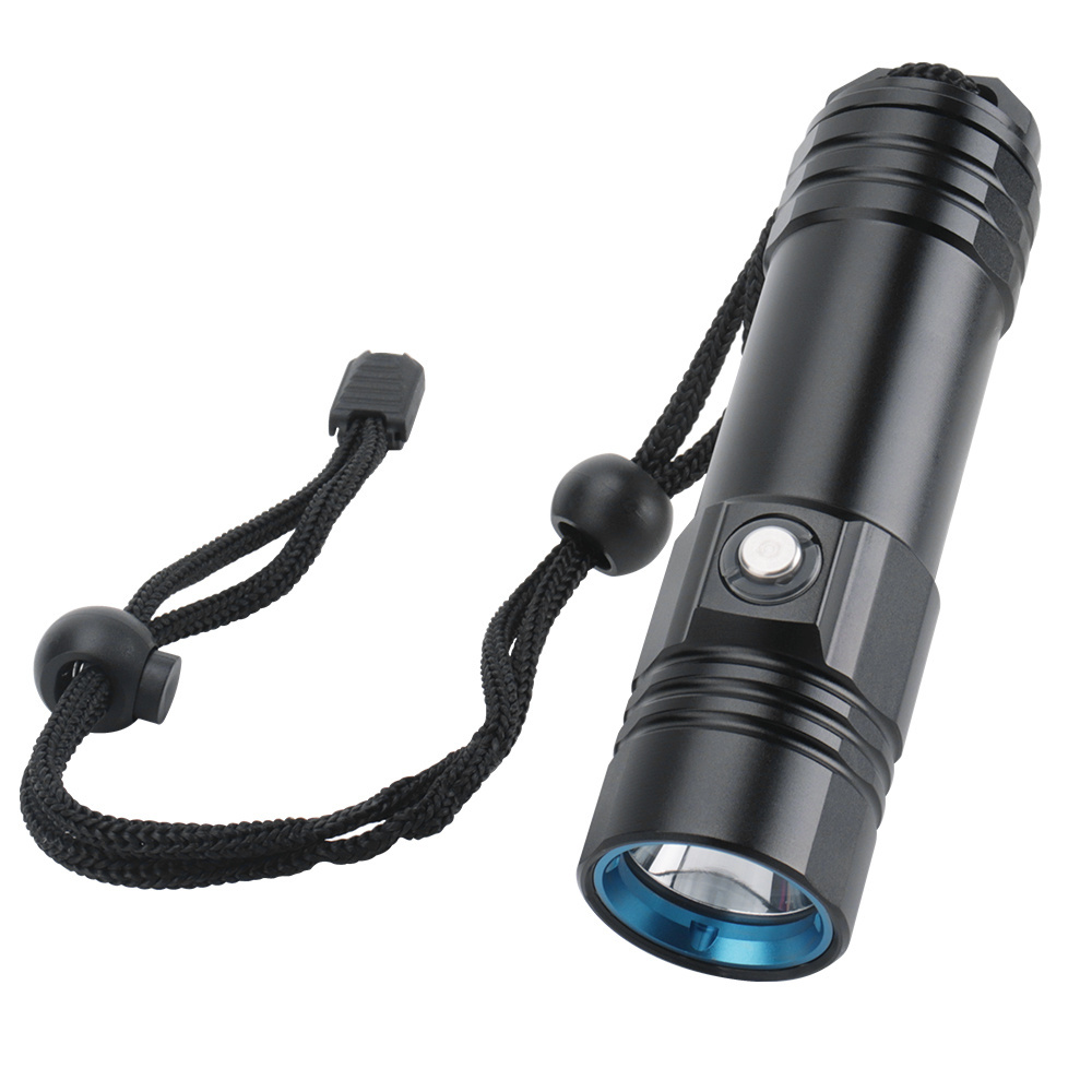 High Brightness 800 Lumen Portable Underwater Torch L2 LED Diving Flashlight with Magnet switch