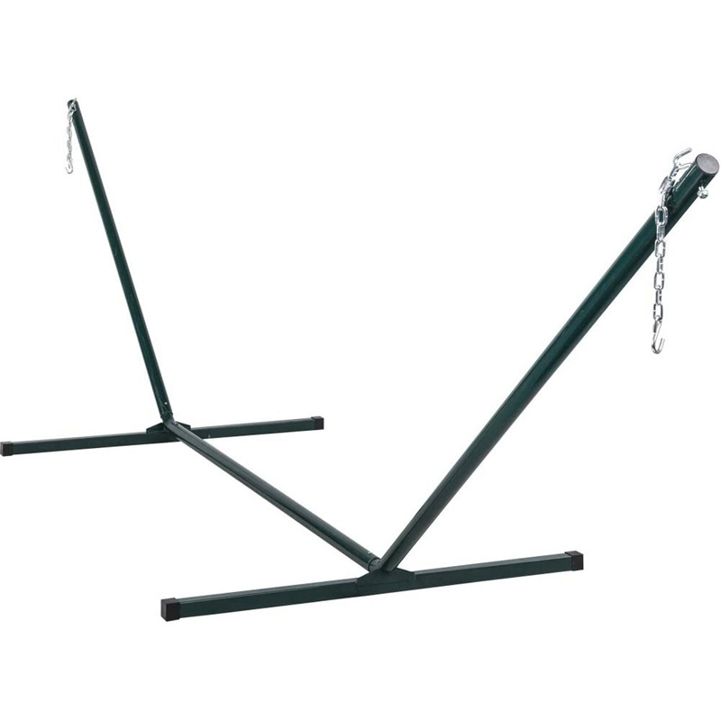 Danlong Hammocks 12 Feet Hammock Stand Heavy Duty Coated Steel Tube Frame with Hooks and Chains,