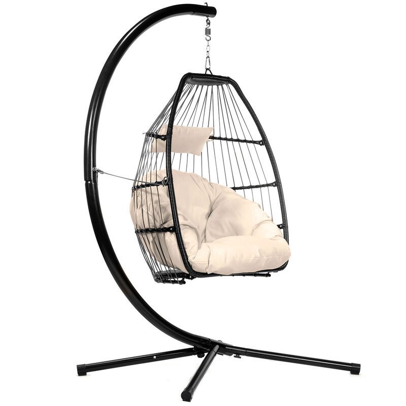 Danlong Hammocks C Shape Steel egg Hammock Swing Chair