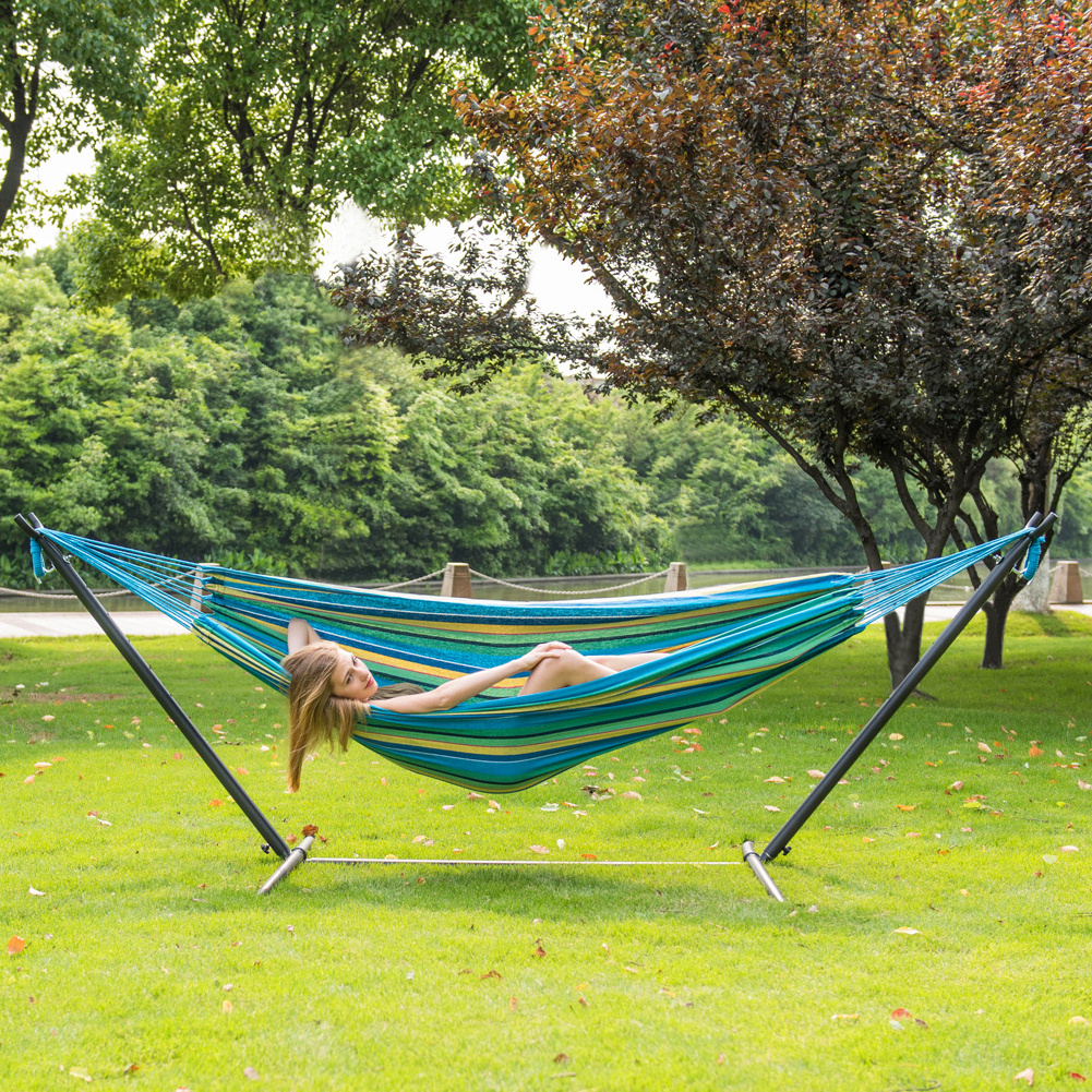 Danlong  camping hammock  with High Supportive hammock stand for outdoor and indoor