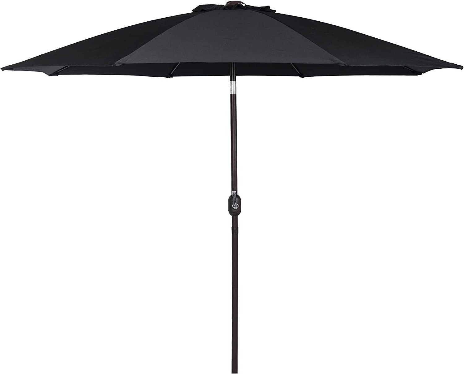 Sundale Outdoor 10FT Patio Umbrella Market Umbrella with Push Button Tilt, Polyester Table Umbrella for Patio, Garden, Deck, Bac