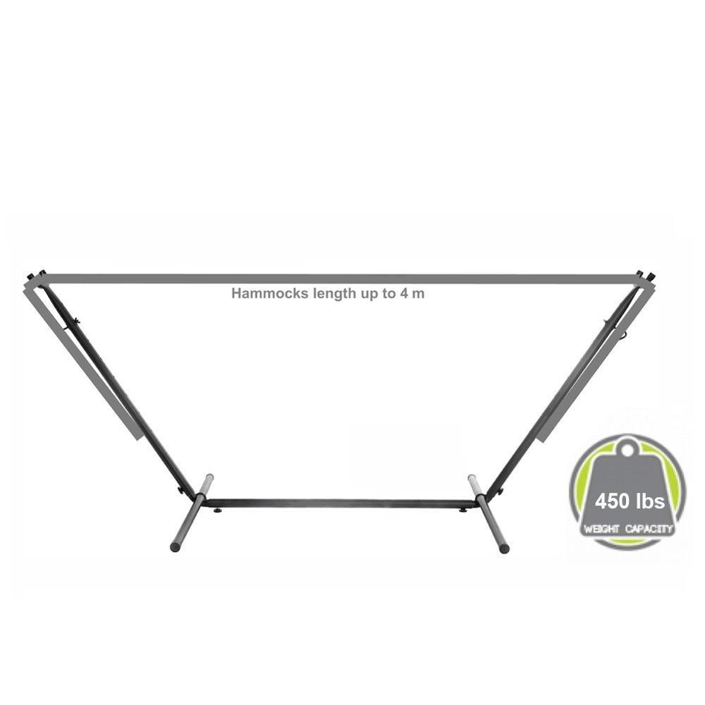 Danlong 9 FT Adjustable Detachable Support Portable  Outdoor Metal Steel Hammock Frame Stand Only