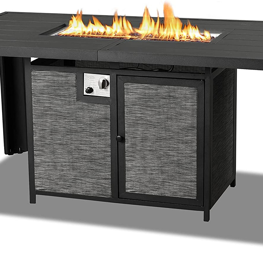 Pizzello Outdoor Fire Pit Dining Table 62.5