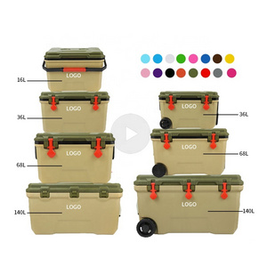 2 In 1 Commercial Fancy Plastic Multifunction Smart Hard Foldable Outdoor Ice Chest Cooler Box For Camping