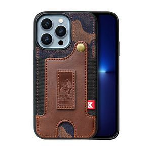 Fashion Business PU Phone Case with Card Slot for Iphone 15 14 13 Pro Max Jeans Wallet Mobile Cover for Samsung S24 Ultra