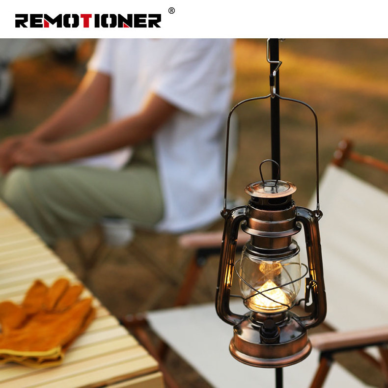 Retro Design USB Rechargeable Tent Lamps Outdoor Lights Led Portable Camping Lantern