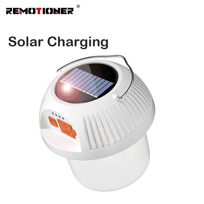 2023 New Design Multi-function Portable Outdoor Rechargeable Solar LED Camping Lamp