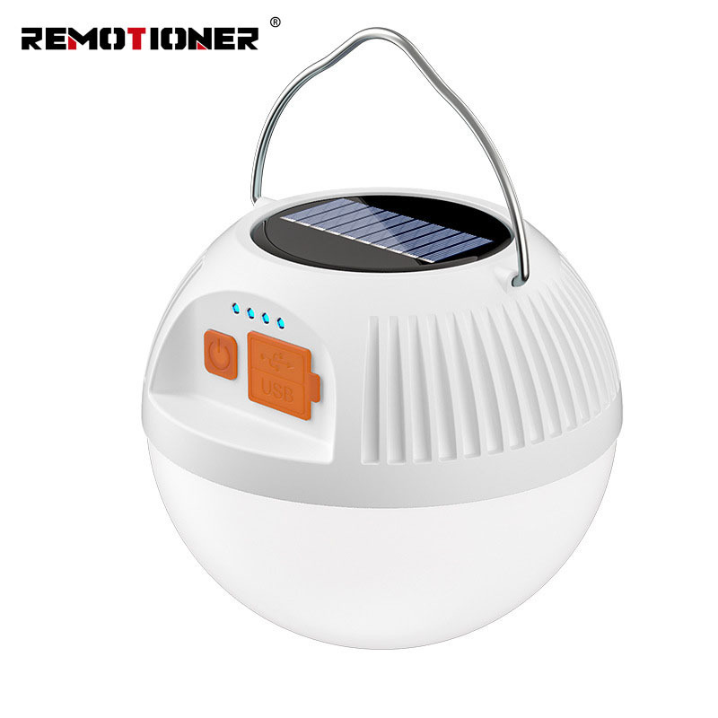 2023 New Design Multi-function Portable Outdoor Rechargeable Solar LED Camping Lamp