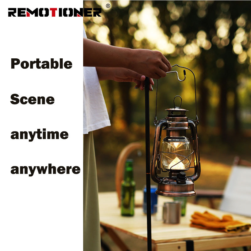 Retro Design USB Rechargeable Tent Lamps Outdoor Lights Led Portable Camping Lantern