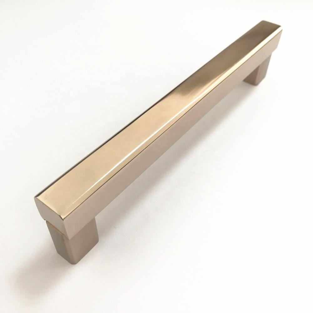 D3090 Aluminium Modern Design Cabinet Handles Classic Black Cabinet kitchen Pulls and Knobs