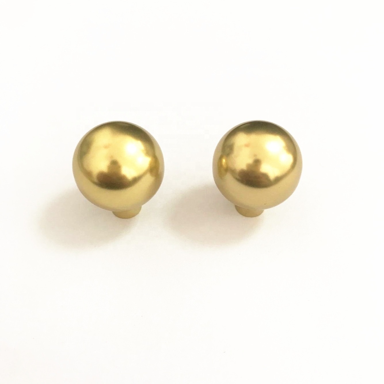 Solid Round Ball Brass Gold Drawer Handle Knob For Furniture Cabinet Door D1366