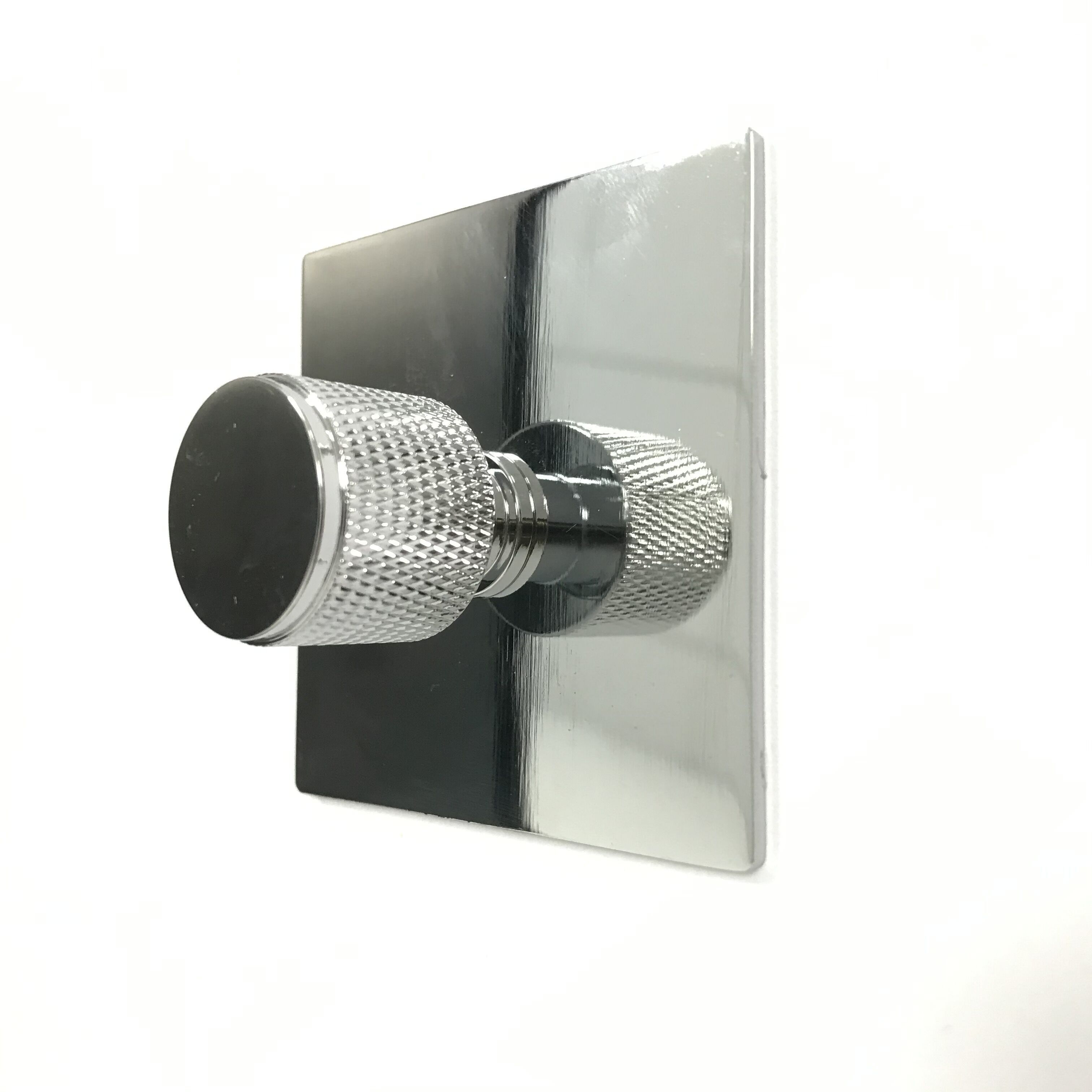 Aluminum Alloy European Style Handle Chrome Unique Bathroom Furniture Cabinet Knurling Knobs