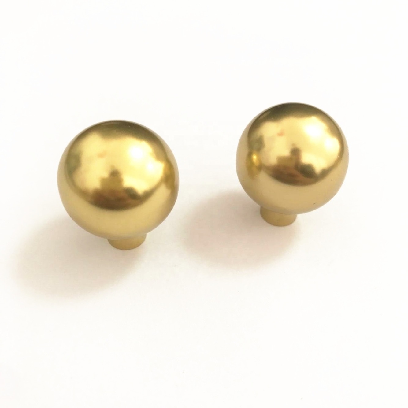 Solid Round Ball Brass Gold Drawer Handle Knob For Furniture Cabinet Door D1366