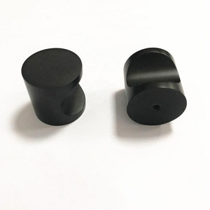 Aluminium Alloy Meilv Hardware D1064 - 30x30mm Cabinet Door Kitchen Bathroom Black Knob Pull