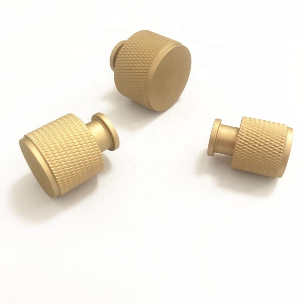 Luxury Unique Furniture Designer Knurling Handle Knob