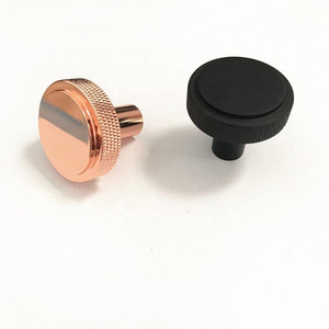 Kitchen Furniture Drawer Closet Door Texture Round Rose Gold Knob