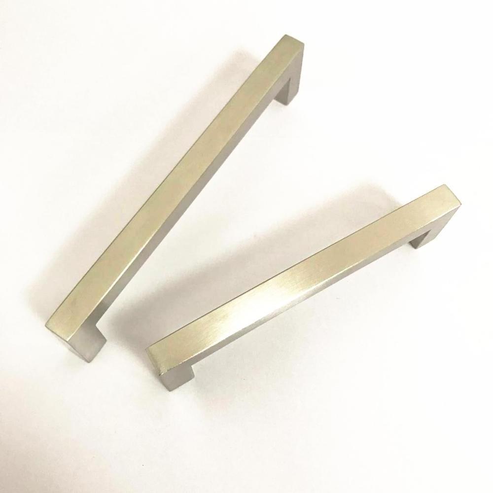 China Factory Furniture Hardware Easy Install ABS Simple Style Cabinets Modern Stainless Steel Handles