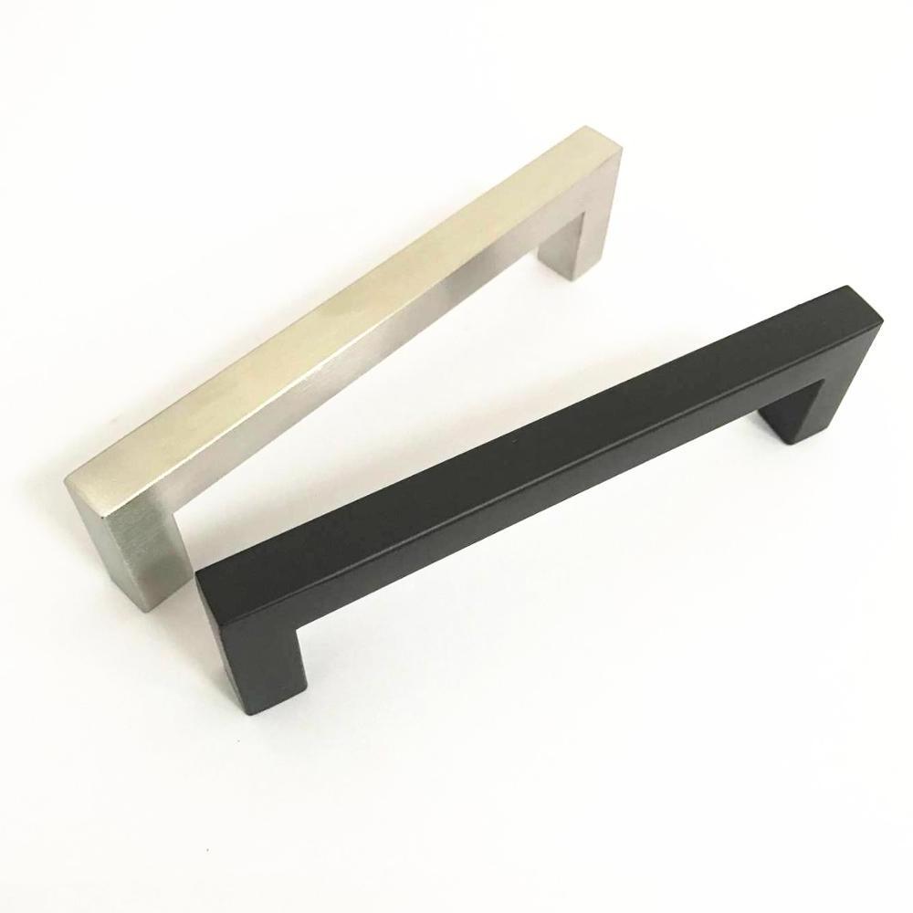 China Factory Furniture Hardware Easy Install ABS Simple Style Cabinets Modern Stainless Steel Handles