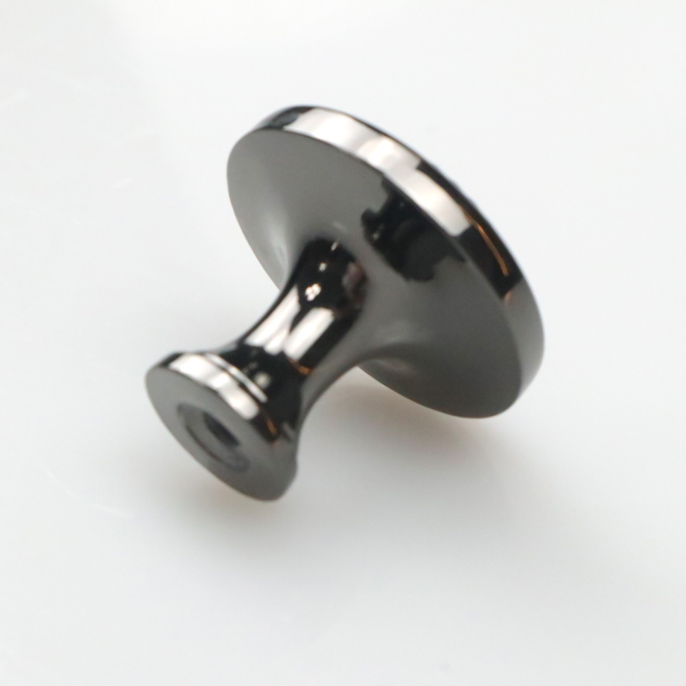 Furniture Black Gold Cabinet Knob Zinc Alloy Black Nickel Dresser Drawer Knobs and Pull